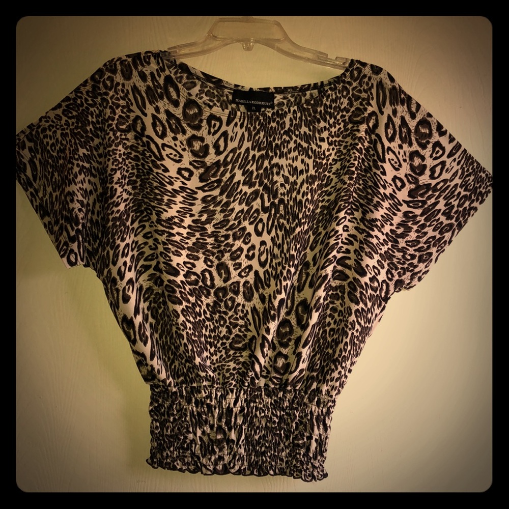 Printed blouse size L